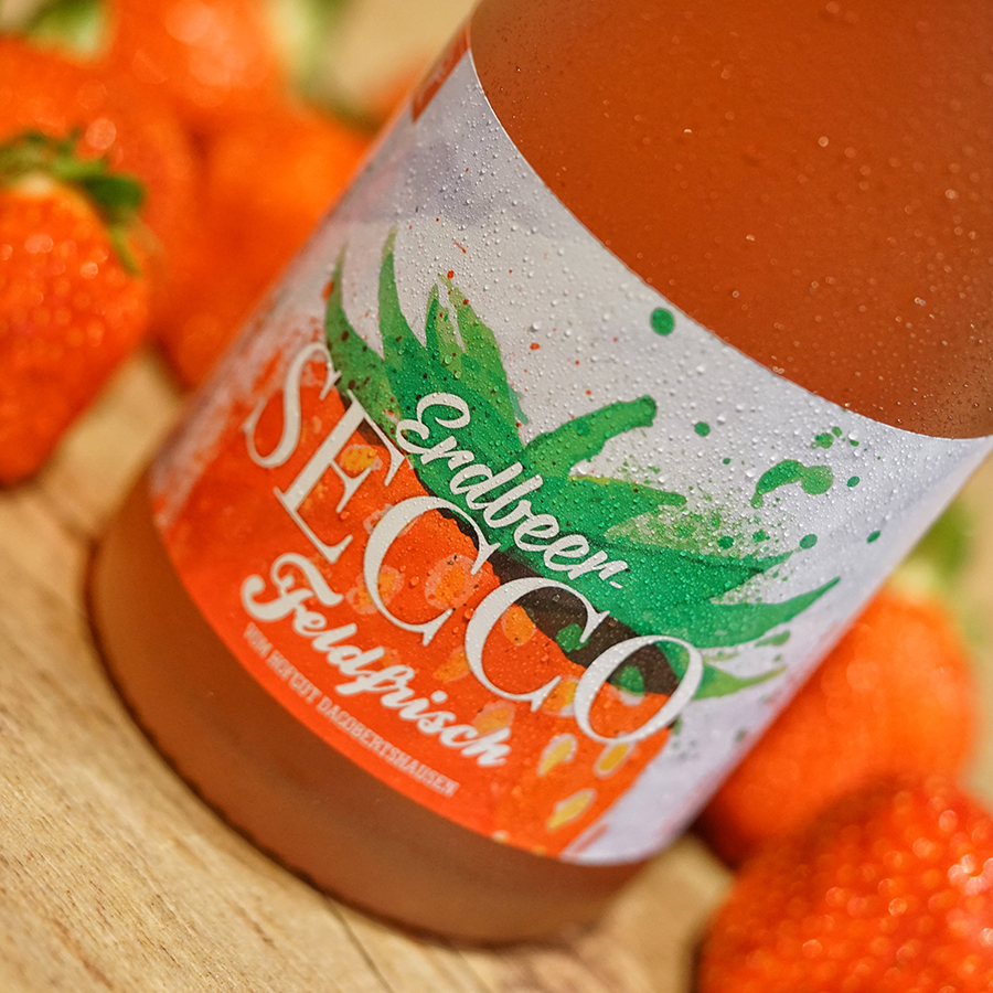 Erdbeersecco vom Hofgut Dagobertshausen Erdbeersecco vom Hofgut Dagobertshausen