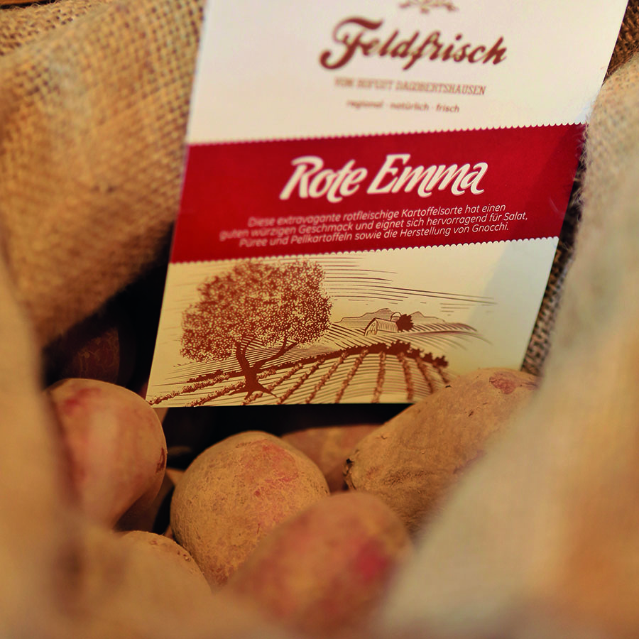 Kartoffel Rote Emma, Hofgut Dagobertshausen Kartoffel Rote Emma, Hofgut Dagobertshausen