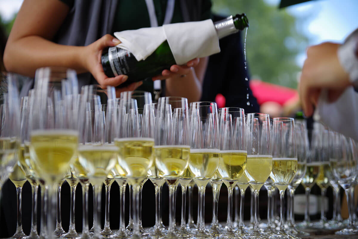Champagner auf der Dagobertshäuser Landpartie 2016